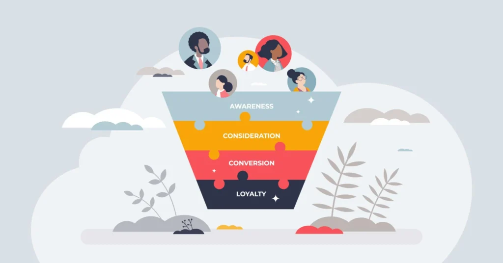 "Digital marketers analyzing campaign performance and lead generation metrics."